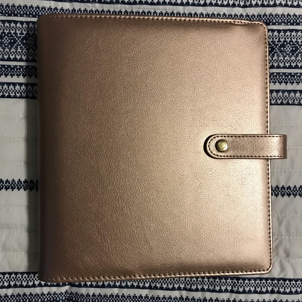The Happy Planner Deluxe Rose Gold Classic Cover Case